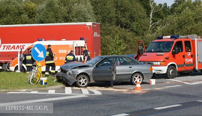 Kolizja na DK 94 koło Wilczkowa