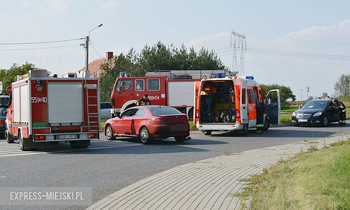 Kolizja na DK 94 koło Wilczkowa