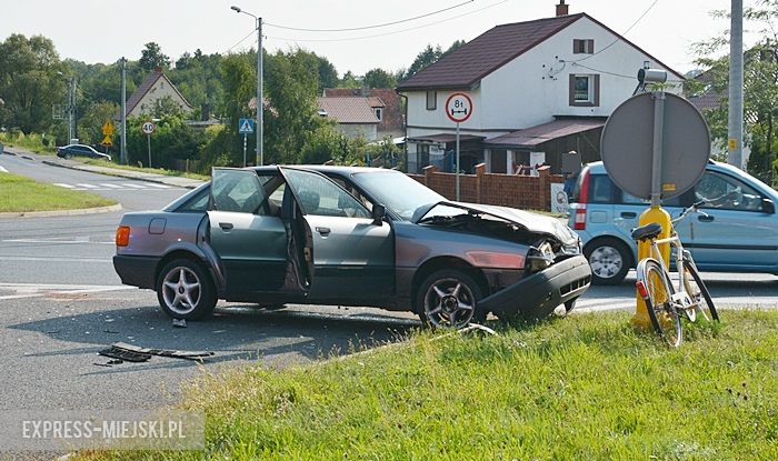 Kolizja na DK 94 koło Wilczkowa