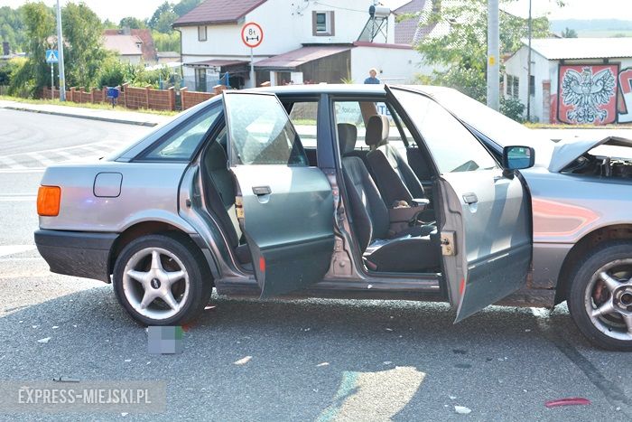 Kolizja na DK 94 koło Wilczkowa