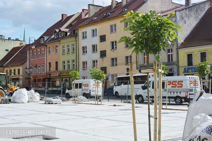 Trwa przebudowa rynku dolnego w Środzie Śląskiej