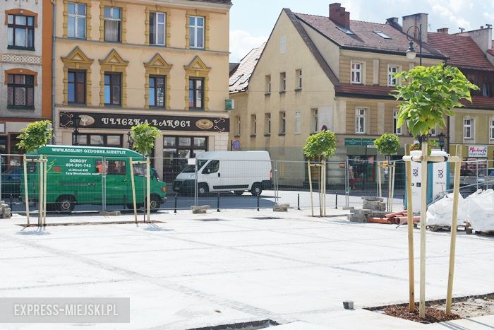 Trwa przebudowa rynku dolnego w Środzie Śląskiej