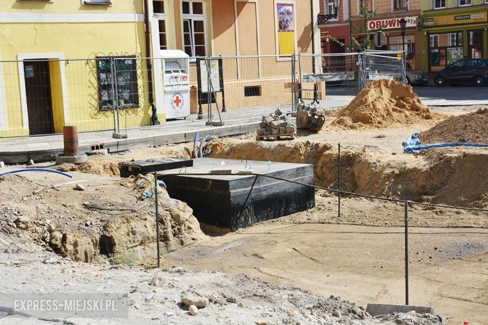 Trwa przebudowa rynku dolnego w Środzie Śląskiej