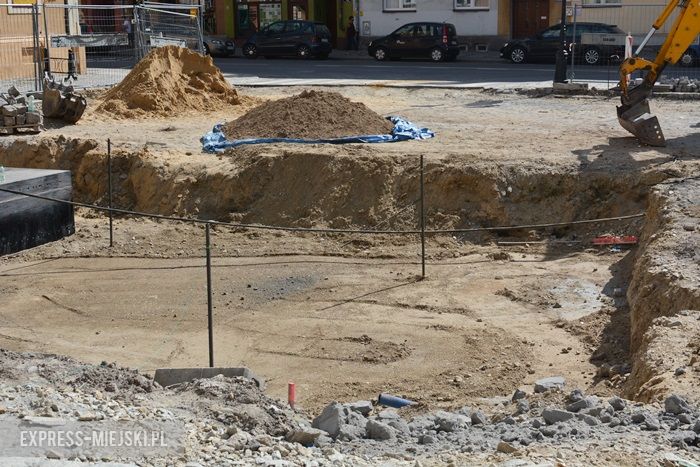 Trwa przebudowa rynku dolnego w Środzie Śląskiej