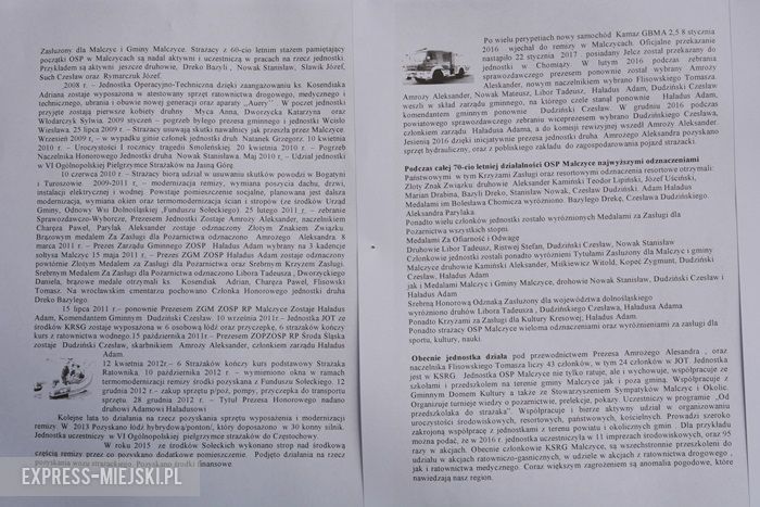 Obchody 70-lecia OSP Malczyce