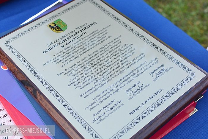 Obchody 70-lecia OSP Malczyce