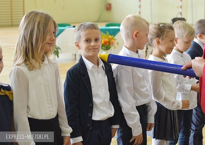Rozpoczęcie roku szkolnego w szkole podstawowej w Środzie Śląskiej