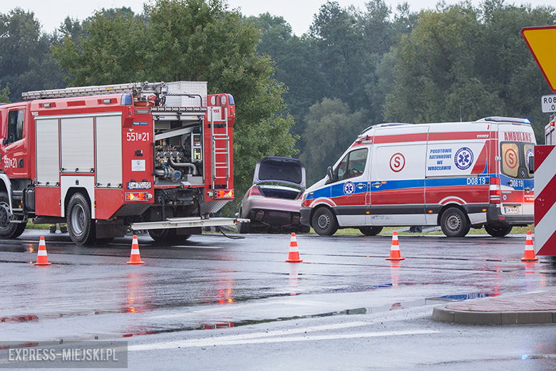 Zderzenie na obwodnicy Środy Śląskiej