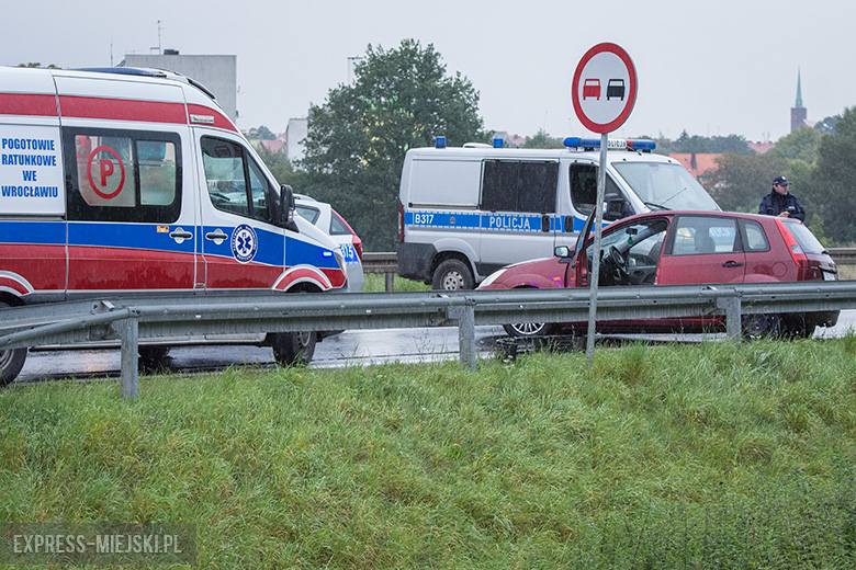 Zderzenie na obwodnicy Środy Śląskiej