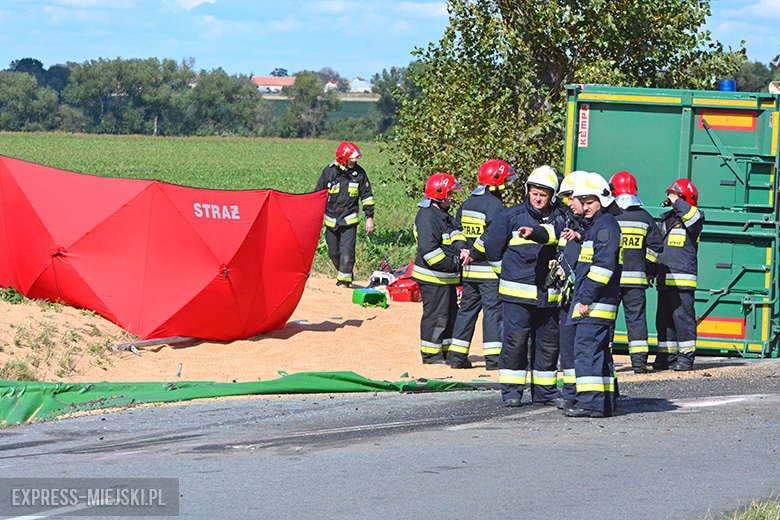 Śmiertelny wypadek przed Udaninem