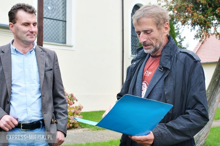 Wizytacja komisji konkursowej w Wichrowie