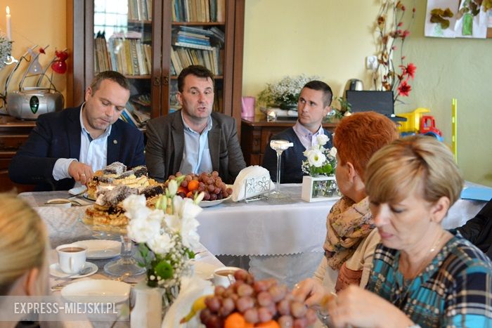 Wizytacja komisji konkursowej w Wichrowie