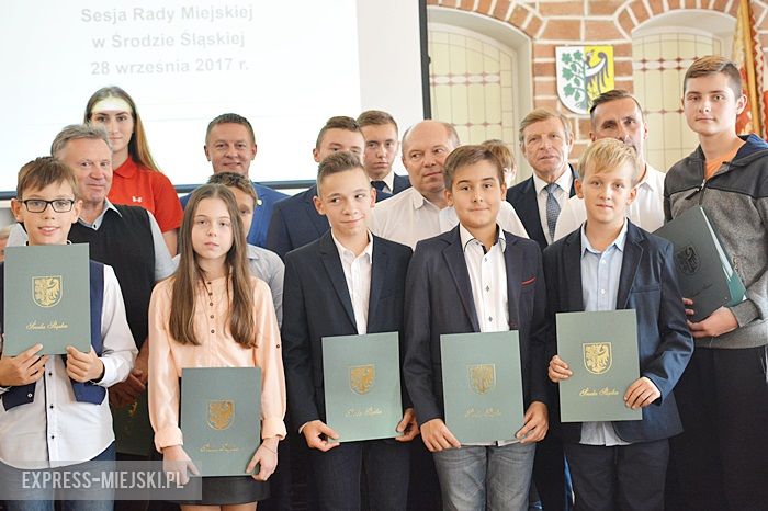 Nagrodzeni sportowcy