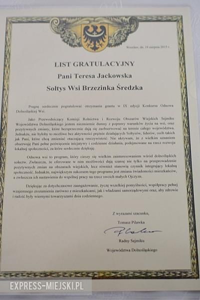 Wizytacja w Brzezince Średzkiej