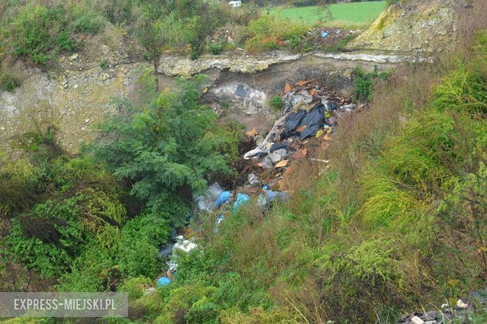 Dzikie wysypisko śmieci w Malczycach