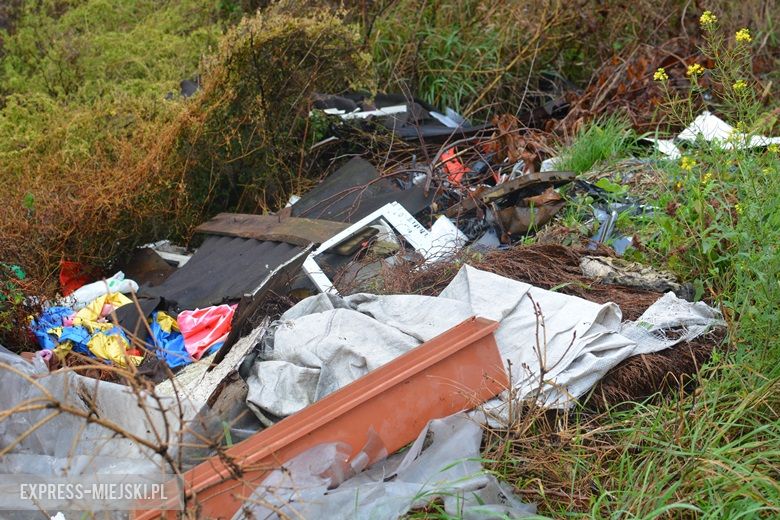 Dzikie wysypisko śmieci w Malczycach