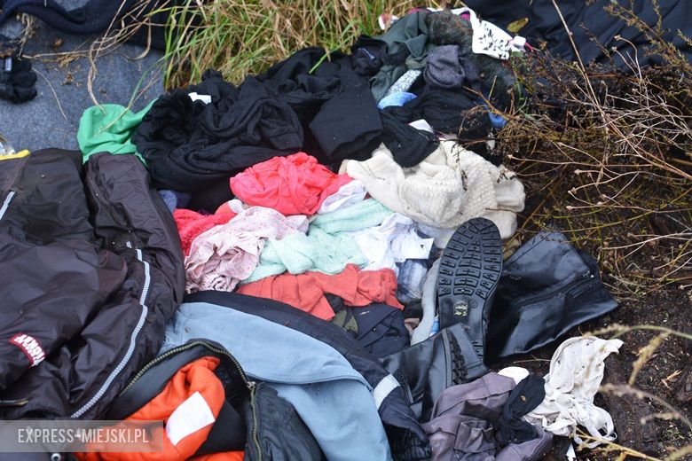 Dzikie wysypisko śmieci w Malczycach