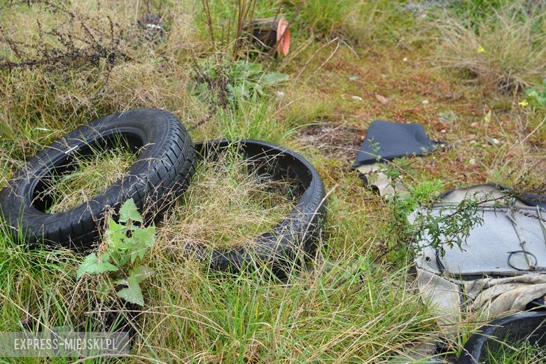 Dzikie wysypisko śmieci w Malczycach