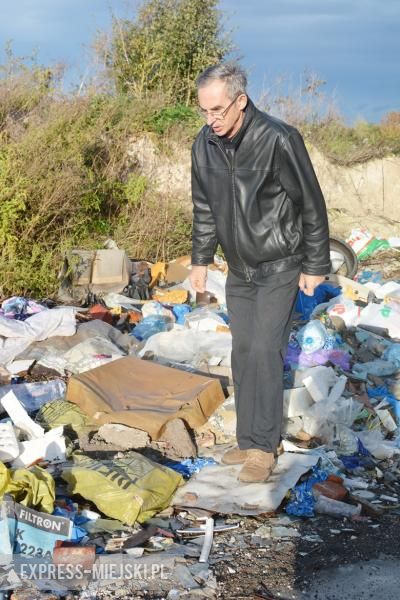 Dzikie wysypisko śmieci w Malczycach