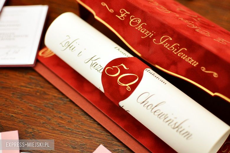 50-lecie małżeństwa państwa Cholewińskich