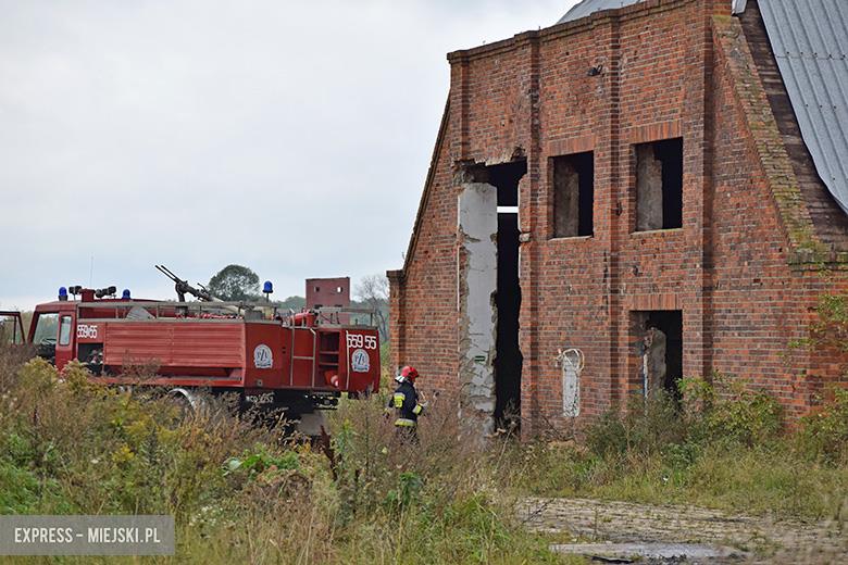 Interwencja strażaków na terenie dawnej cukrowni