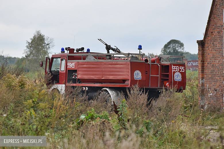 Interwencja strażaków na terenie dawnej cukrowni