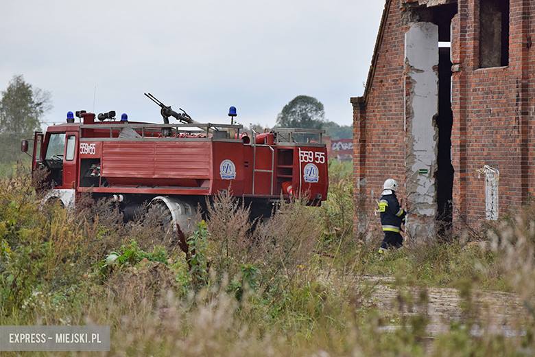 Interwencja strażaków na terenie dawnej cukrowni