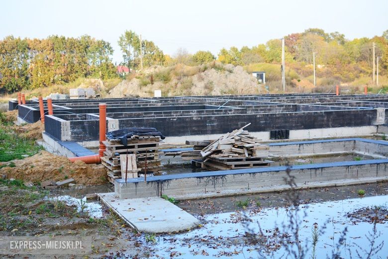 Plac budowy osiedla socjalnego w Środzie Śląskiej