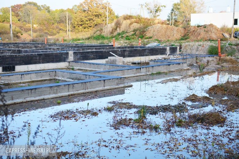 Plac budowy osiedla socjalnego w Środzie Śląskiej
