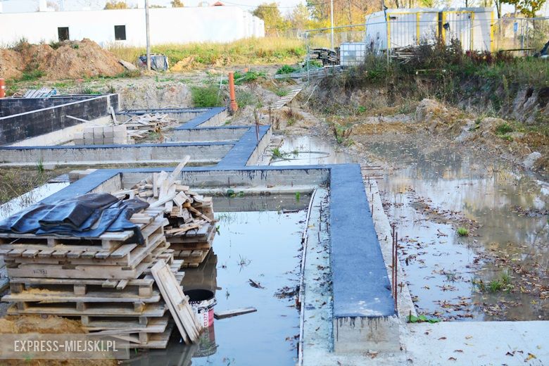 Plac budowy osiedla socjalnego w Środzie Śląskiej