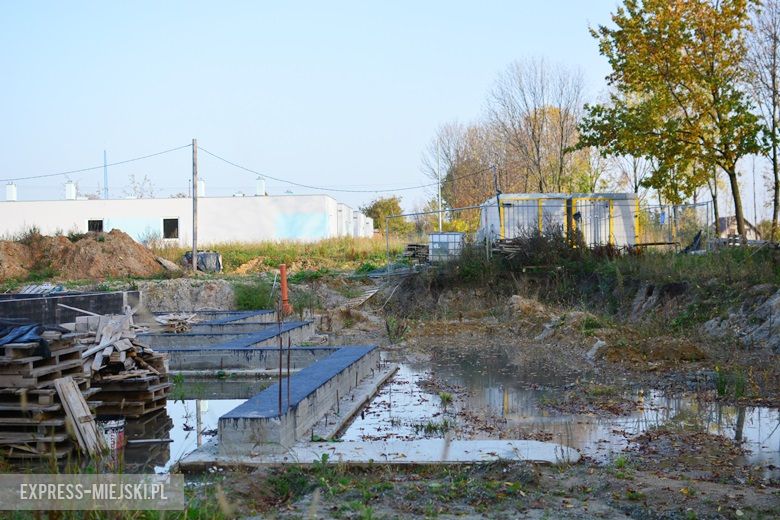 Plac budowy osiedla socjalnego w Środzie Śląskiej