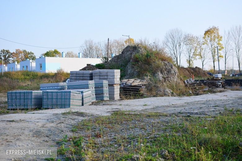 Plac budowy osiedla socjalnego w Środzie Śląskiej