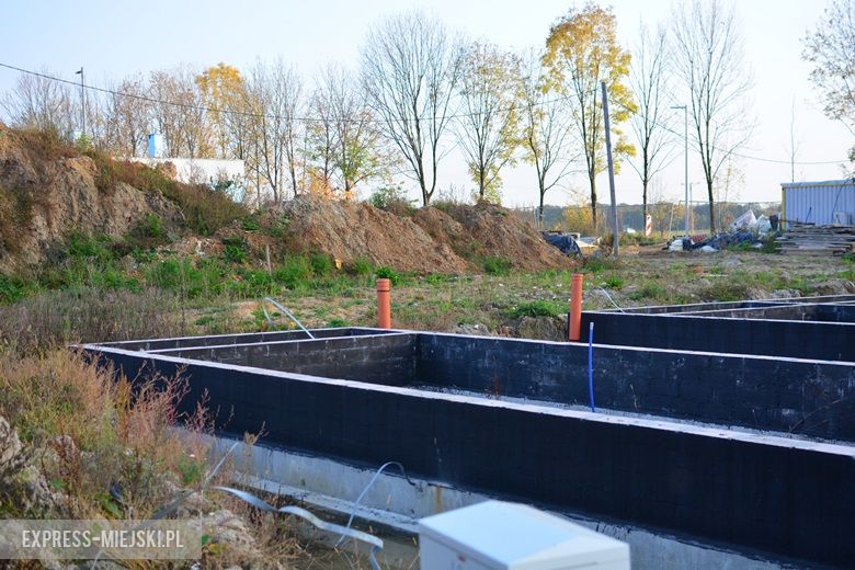 Plac budowy osiedla socjalnego w Środzie Śląskiej