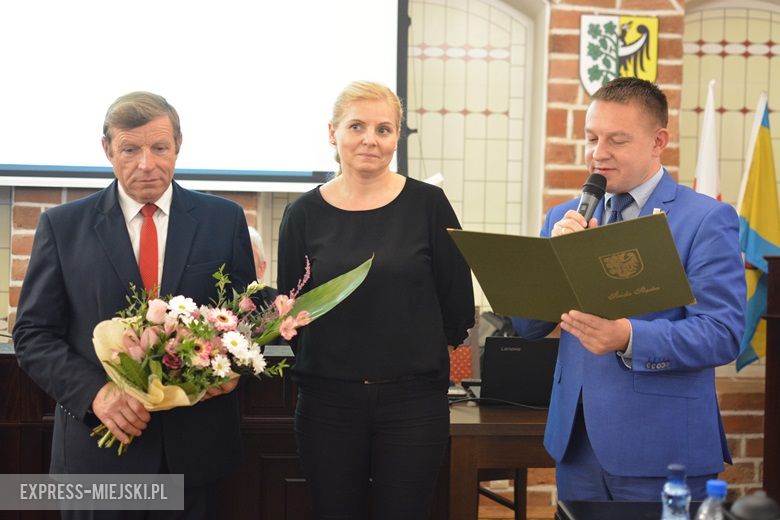 Pożegnanie na sesji gminnej