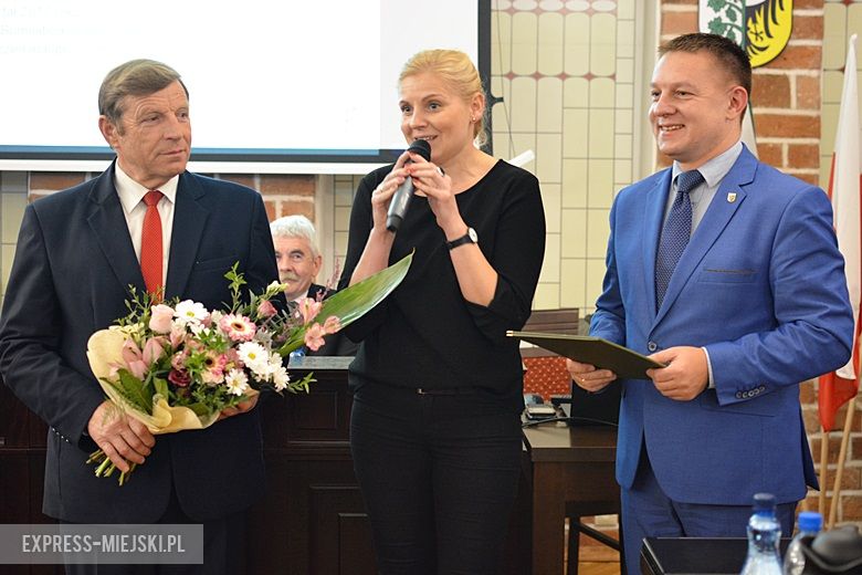 Pożegnanie na sesji gminnej