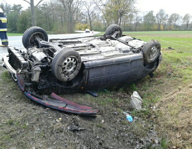 Kolizja koło Lusiny