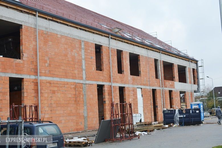 Plac budowy szkoły w Lutyni