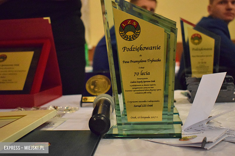 Jubileusz 70-lecia LZS-u w Osieku. 