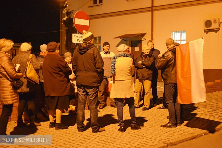 Protest w Środzie Śląskiej