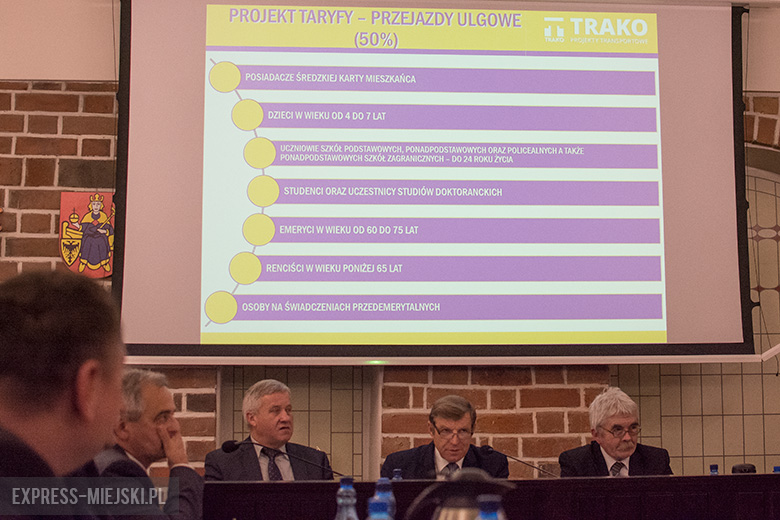 Sesja rady miejskiej poświęcona komunikacji gminnej