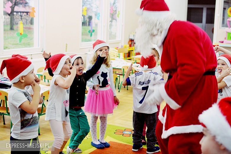 Wizyta Świętego Mikołaja w Przedszkolu pod Topolą