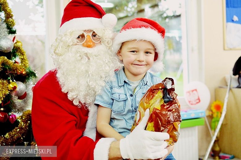 Wizyta Świętego Mikołaja w Przedszkolu pod Topolą