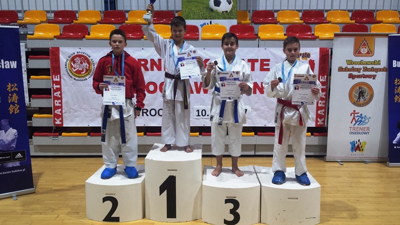 Średzcy karatecy zdobyli kolejne medale na zawodach