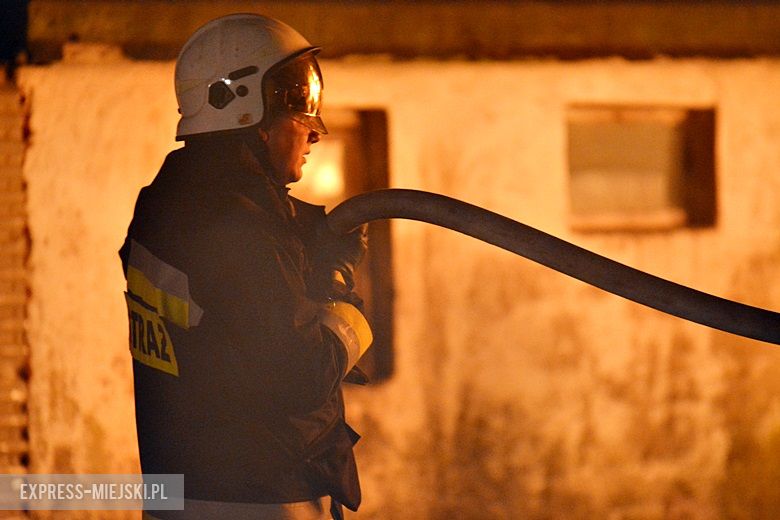 Pożar garażu w Rakoszycach