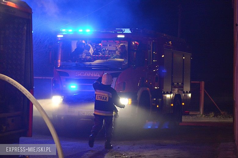 Pożar garażu w Rakoszycach