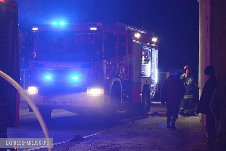 Pożar garażu w Rakoszycach