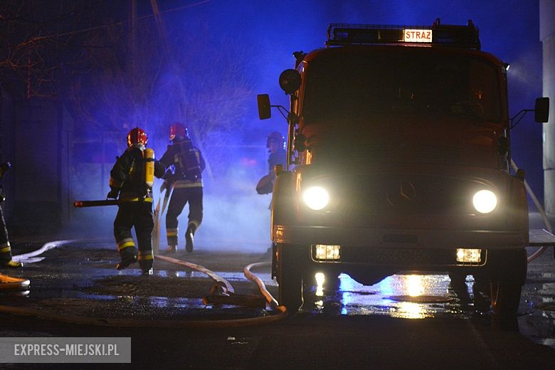 Pożar garażu w Rakoszycach
