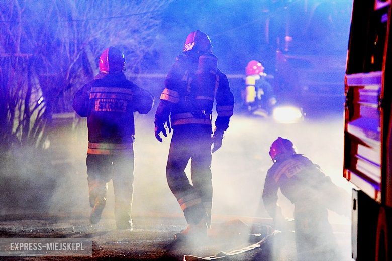 Pożar garażu w Rakoszycach