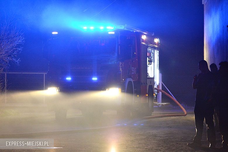 Pożar garażu w Rakoszycach