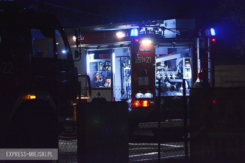 Pożar garażu w Rakoszycach